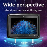 Pantalla Táctil para Auto OEM a Bajo Precio, Software APK, Android HD de 10.1'', 4G, GPS, WIFI, Pantalla Publicitaria para Taxi, Monitor para Reposacabezas
