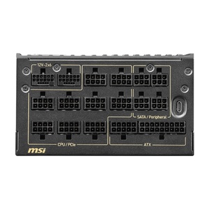 Venta al por mayor MSI MEG Ai1600T PCIE5 ATX3.0 DC fuente de alimentación Full Modular Gold PSU 16000W para juegos de escritorio fuente de alimentación conmutada - Product Image 5