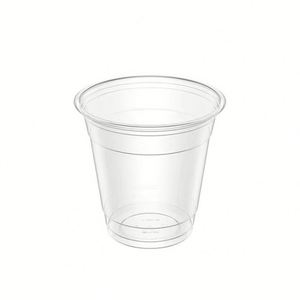 Gobelet transparent en plastique jetable personnalisé de 89 mm à fond plat pour crème glacée avec couvercle Panda - Product Image 3
