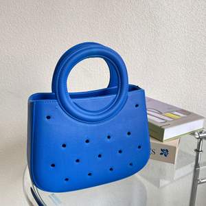 Bolsa de compras reutilizable, portátil, ecológica, perforada, impermeable, cesta hueca de EVA para vacaciones de verano, fiesta en la <span class=keywords><strong>playa</strong></span> - Product Image 5