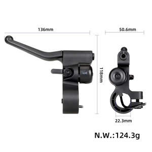 Palanca de Freno Izquierda Original para Mi 6 Lite con Campana, para Patinetes Eléctricos Mi 6 Lite, Manillar de Freno con Campana, Accesorios para el Conjunto de Frenos - Product Image 2