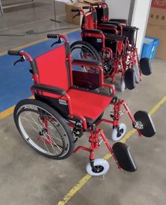 Usine de fabrication de fauteuils roulants pliants en acier pour la réadaptation médicale, roues de 8'', 12'', 16'' - Product Image 5