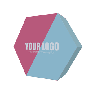 Chất lượng cao phổ biến tùy chỉnh in cấp thực phẩm hình lục giác bánh <span class=keywords><strong>pizza</strong></span> Đóng gói hộp hình lục giác hộp - Product Image 2