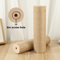 Poteau de remplacement pour arbre à chat en corde de sisal naturel, résistant à l'usure, pour griffoir et structure d'escalade pour chat