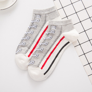 10 Pasang Kaus Kaki Pria Musim Semi Musim Panas Musim Gugur Modis Katun Jaring Bernapas Kasual Olahraga Menyerap Keringat Model Pendek - Product Image 6