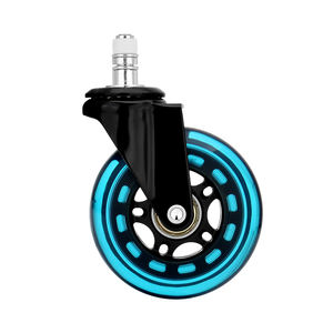 Universal 3 Zoll Medical Industrial Hoch leistungs rad PU Dreh möbel Stuhl rolle mit Bremse Bürostuhl Lenkrad - Product Image 6