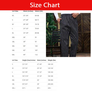 Venta al por mayor Hotel & Bar Chef Pantalones Multi-Patrón de cocina Uniforme DE TRABAJO Pantalones largos de cocina para restaurante y Bar Personal - Product Image 3