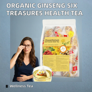 Tè Salutare di Alta Qualità con Crisantemo e <span class=keywords><strong>Semi</strong></span> di Cassia Miscelati con Sapore Sei Tesori OEM 100% Naturale a Base di Erbe 5g * 30 Bustine - Product Image 2