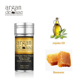 Argan de Luxe <span class=keywords><strong>Cire</strong></span> capillaire texturante pour contrôle des bords Bâton de coiffure pour perruques Logo personnalisé oem odm Marque privée - Product Image 4