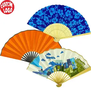 Cheap Custom Printing And Shape Paper Classical Hand Fan Paper Hand Paper Fan