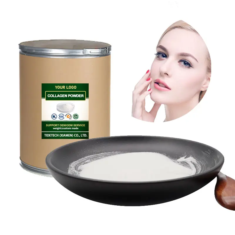 Trung Quốc Mới Mỹ phẩm Peptide số lượng lớn tinh khiết Collagen bột lên men thủy phân cá Quy mô collagen cho da