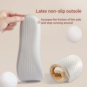 Olian Premium Latex Thermal Insoles Men Women Wool Cloth Soft <strong>Nap</strong> <strong>Shoes</strong> Pad Winter Self Heated Skin-friendly Feet Care Insole