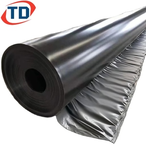 Géomembranes pour revêtement d'étang à poissons 0,75 mm 1 mm 1,5 mm Fournitures <span class=keywords><strong>Prix</strong></span> 60mil 100mil Géomembrane HDPE Revêtement de barrage - Product Image 5