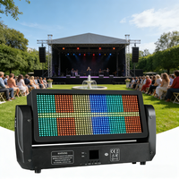 Projecteur stroboscopique LED de scène 300W RGB 12+12 sections DMX512 avec effet de poursuite et de lavage pour DJ, club, concert, événement, spectacle, éclairage de scène