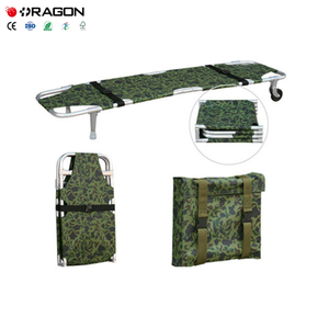 Camilla Plegable de Aleación de Aluminio para <span class=keywords><strong>Ambulancia</strong></span> con Ruedas, Certificación CE, <span class=keywords><strong>Fuente</strong></span> de Alimentación Manual para Dispositivos de Primeros Auxilios - Product Image 1