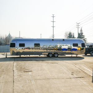 Mobiele roestvrijstalen campertrailer met badkamer - Product Image 2