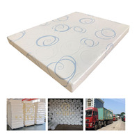 Matelas Queen Size de 6 pouces pour chambre à coucher Matelas simple en caoutchouc mousse bon marché de fabrication chinoise pour lits superposés