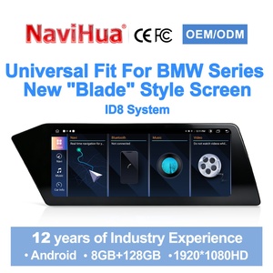 Navihua Nouveau design 12,3 pouces Écran tactile IPS Autoradio Android GPS DSP Stéréo multimédia Carplay pour BMW Toutes les séries F10 - Product Image 1