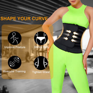 Gaine Amincissante Ventre Latex à Fermeture Éclair et Triple Sangle, Corset Minceur Brûle-Graisse en Gros - Product Image 3