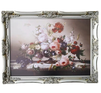 Cadre photo mural carré ou rectangulaire en résine écologique, style baroque doré, grande taille, fait main sur mesure, directement de l'usine