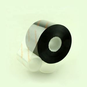 Cinta de cera-resina negra personalizada de 33/<span class=keywords><strong>55</strong></span> mm de ancho, bajo precio, para impresión en película BOPP - Product Image 4