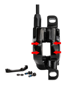 <span class=keywords><strong>ZTTO</strong></span> MTB จักรยานไฮดรอลิกดิสก์เบรกโรเตอร์ซ้ายด้านหน้าขวาหลัง800/1400มม. จักรยานแผ่นโลหะใบพัดแรงดันน้ำมัน M6100 M8100 G55 - Product Image 5