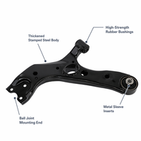 Bras de suspension inférieur stabilisateur de position de roue 2904300-CD05 – Empêche le tiraillement et l'usure inégale des pneus pour Changan CS75PLUS