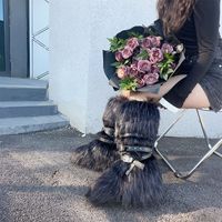 Sepatu Bot Salju Wanita Ukuran Besar Model Tinggi, Sol Datar, Berdetail Stud, Bulu Tebal, Tali Dramatis, Anti Selip, Hangat, Gaya Punk Musim Dingin