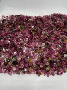 Cabujones de turmalina al por mayor, piedras preciosas sueltas de formas mixtas, para la fabricación de joyas - Product Image 5