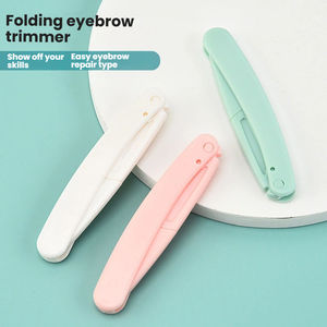 Lot de 3 rasoirs pliables roses pour microblading, tondeuse à sourcils et épilateur facial - Product Image 5