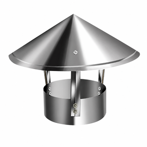 Capot de <span class=keywords><strong>cheminée</strong></span> en acier inoxydable 201, pare-vent extérieur pour <span class=keywords><strong>tuyau</strong></span> de <span class=keywords><strong>cheminée</strong></span> - Product Image 2