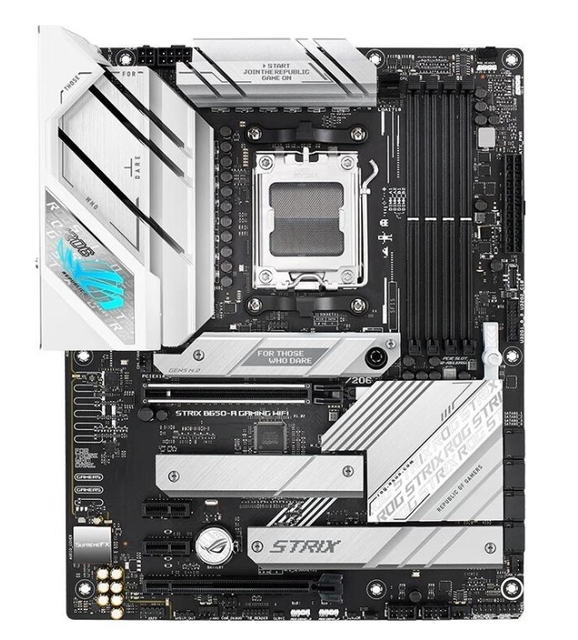 HUASHUO  ROG STRIX B650A GAMING WIFI Motherboard AMD AM5 DDR5 PCIe 5.0 ATX White