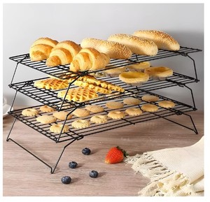 Rejilla para hornear en <span class=keywords><strong>horno</strong></span>, red para hornear de acero inoxidable 304, olla a presión, Red de enlatado con <span class=keywords><strong>pierna</strong></span>, Red de secado en frío - Product Image 5