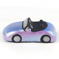 Balle anti-stress souple en mousse PU pour le transport, jouet anti-stress personnalisé avec logo, en forme de voiture de sport, jouet à presser