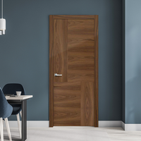 Fournisseur de la Chine porte en bois de dernière conception porte intérieure porte de chambre pour la maison avec serrure intelligente