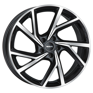 ล้อแม็กซ์ใหม่ MAK F8020KABM45VW3X สีดำกระจกเงา KASSEL ขนาด 8J20 Et45 5X112 Cb57,1 สำหรับเปลี่ยน/ซ่อม - Product Image 1