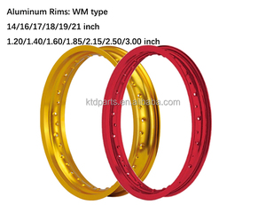 KTD 14 16 <span class=keywords><strong>17</strong></span> 18 19 21นิ้วอโนไดซ์โครเมี่ยมขัด36รู40ซี่ชนิด WM 6061อลูมิเนียมอัลลอย<span class=keywords><strong>ขอบ</strong></span>ล้อรถจักรยานยนต์ - Product Image 3