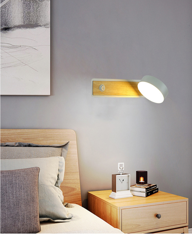 Modern Wall Mounted Lights for Home Interior Bedroom Lighting Fixtures Nordic Bedside LED Sconce Wall Lamp Indoor