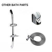 Tuyau de douche professionnel en acier inoxydable 304 chromé avec double interverrouillage extra long pour la collection de produits de salle de bain modernes
