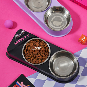 Hot Selling Pet Feeder Easy to Clean Cat <strong>Bowl</strong> Water Fountain Stainless Steel Dog <strong>Bowl</strong> - Product Image 4