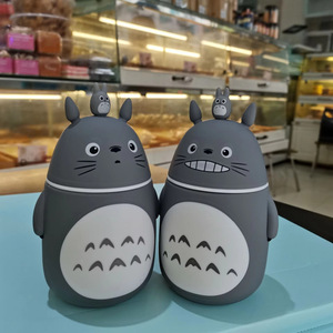 Gobelet d'eau pour enfants Xuzhen Bulk Cross Border 300ml, motif Totoro, design animal, en verre et plastique avec paille, pour bébés et enfants - Product Image 1