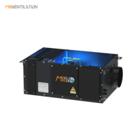 Déshumidificateur au plafond haute capacité 200L/D pour fermes hydroponiques OEM, application Tuya et contrôle intelligent RS485, pré-filtre inclus