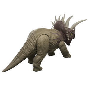 Figura <span class=keywords><strong>de</strong></span> Juguete <span class=keywords><strong>de</strong></span> Dinosaurio Triceratops-JKL81 <span class=keywords><strong>de</strong></span> la Serie Oficial <span class=keywords><strong>Jurassic</strong></span> <span class=keywords><strong>World</strong></span> <span class=keywords><strong>de</strong></span> <span class=keywords><strong>Mattel</strong></span>, con Sonido y Ataque, Sonido y Luz, Articulaciones Móviles, para Niños - Product Image 5