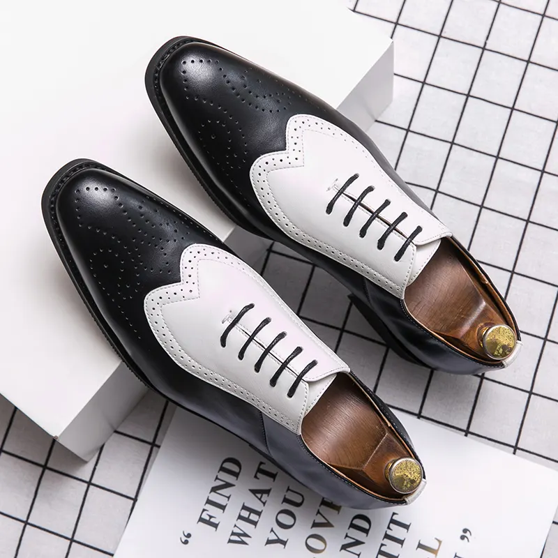 Casual Shoes Latest New Design Hot-selling Fashionable Quality Men Leather Men's Dress Shoes Dress Shoes for Men