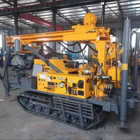 Fabrieksdirecte verkoop 2000m rupsband kleine waterputboorinstallatie diesel hydraulische waterputboormachines