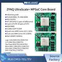 Carte mère de la série ZYNQ UltraScale+MPSoC MILIAMKE MLK-CM03-7EG/7EV, double cœur RPU Cortex-A53 + Cortex-R5, GPU Mali-400MP2, 4 Go DDR4