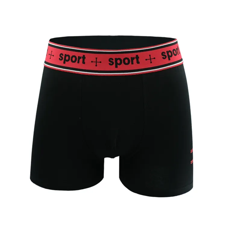 Sport Briefs Manufacture Design Brief Men Underwear Shorts Cotton Black Short Boxer