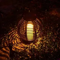 Lanternes décoratives modernes résistantes à la chaleur, design en cage d'aluminium pour jardin, Pâques, décoration de la maison