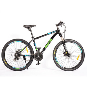 Vélo VTT pour hommes avec 21 vitesses Sports Mountain <span class=keywords><strong>Bicycle</strong></span> de l'usine de Chine avec frein à disque et fourche en acier - Product Image 3