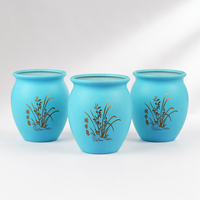 Pots de fleurs en plastique PP robustes en gros avec trou de drainage, légers, durables, style moderne et mignon pour la maison, l'intérieur et le jardin